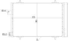 MTR 13054404 — Радиатор кондиционера
