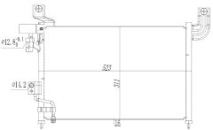 MTR 13054417 — Radiator aer condiționat