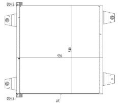 MTR 13054435 — Радиатор кондиционера