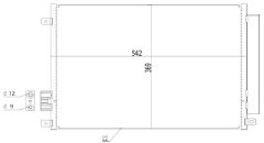 MTR 13054439 — Радиатор кондиционера