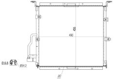 MTR 13054460 — Радиатор кондиционера