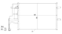 MTR 13054465 — Radiator aer condiționat