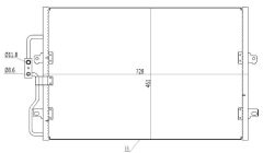 MTR 13054484 — Радиатор кондиционера