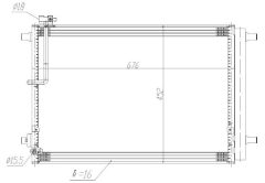 MTR 13054505 — Radiator aer condiționat