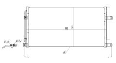 MTR 13054506 — Радиатор кондиционера