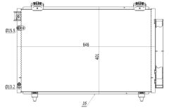 MTR 13054509 — Radiator aer condiționat