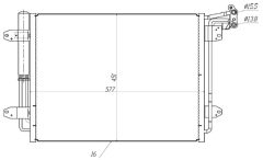 MTR 13054511 — Радиатор кондиционера