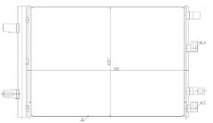 MTR 13054514 — Радиатор кондиционера