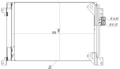 MTR 13054524 — Радиатор кондиционера