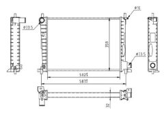 MTR 13054543 — Радиатор охлаждения