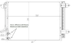 MTR 13054555 — Радиатор кондиционера