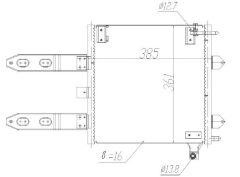 MTR 13054575 — Radiator aer condiționat