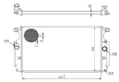 MTR 13054591 — Radiator răcire motor