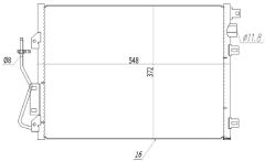 MTR 13054603 — Радиатор кондиционера