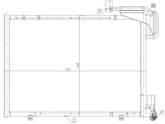 MTR 13054607 — Радиатор кондиционера