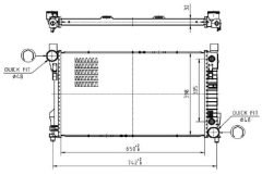 MTR 13054608 — Радиатор охлаждения