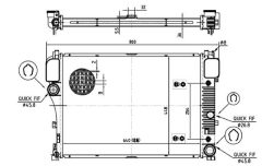 MTR 13054621 — Радиатор охлаждения