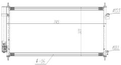 MTR 13054636 — Radiator aer condiționat
