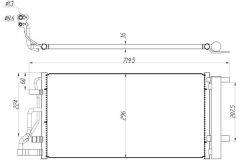 MTR 13054638 — Radiator aer condiționat