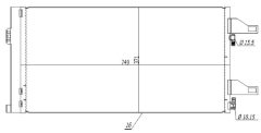 MTR 13054640 — Радиатор кондиционера