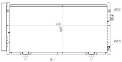 MTR 13054647 — Радиатор кондиционера