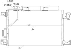 MTR 13054658 — Радиатор кондиционера