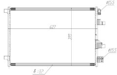 MTR 13054659 — Radiator aer condiționat
