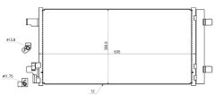 MTR 13054680 — Радиатор кондиционера