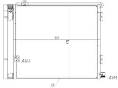 MTR 13054690 — Radiator aer condiționat
