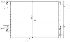 MTR 13054755 — Радиатор кондиционера