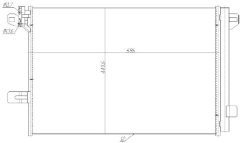 MTR 13054793 — Радиатор кондиционера