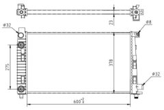 MTR 13054818 — Радиатор охлаждения
