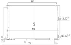 MTR 13054823 — Radiator aer condiționat