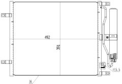 MTR 13054838 — Radiator aer condiționat
