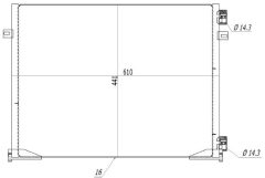 MTR 13054843 — Radiator aer condiționat