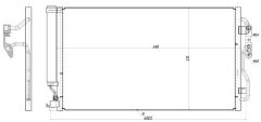 MTR 13054848 — Радиатор кондиционера