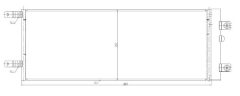 MTR 13054858 — Радиатор кондиционера
