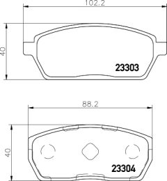 MINTEX MDB1761 — Колодки тормозные дисковые