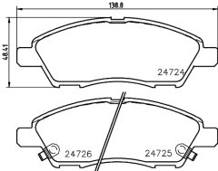 MINTEX MDB2977 — Plăcuțe de frână disc