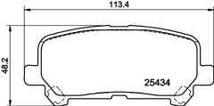 MINTEX MDB3457 — Колодки тормозные дисковые