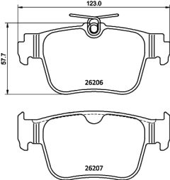 MINTEX MDB3469MX — Колодки тормозные дисковые