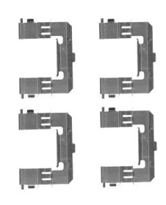 MINTEX MBA1715 — Accesorii plăcuțe frână disc