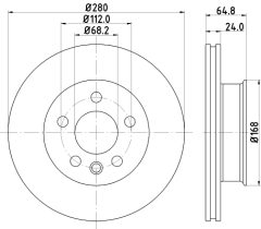 MINTEX MDC913 — Disc de frână