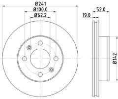MINTEX MDC1570 — Disc de frână