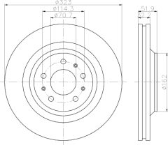 MINTEX MDC2559 — Disc de frână