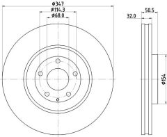MINTEX MDC3202C — Disc de frână