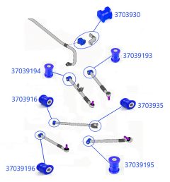 MPBS 37039193-00/90SHA — Сайлентблок рычага подвески