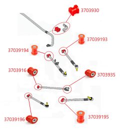 MPBS 37039193-00/80SHA — Сайлентблок рычага подвески