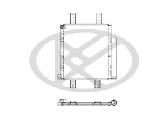 KOYORAD CD070334M — Radiator aer condiționat
