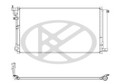 KOYORAD CD810906 — Радиатор кондиционера
